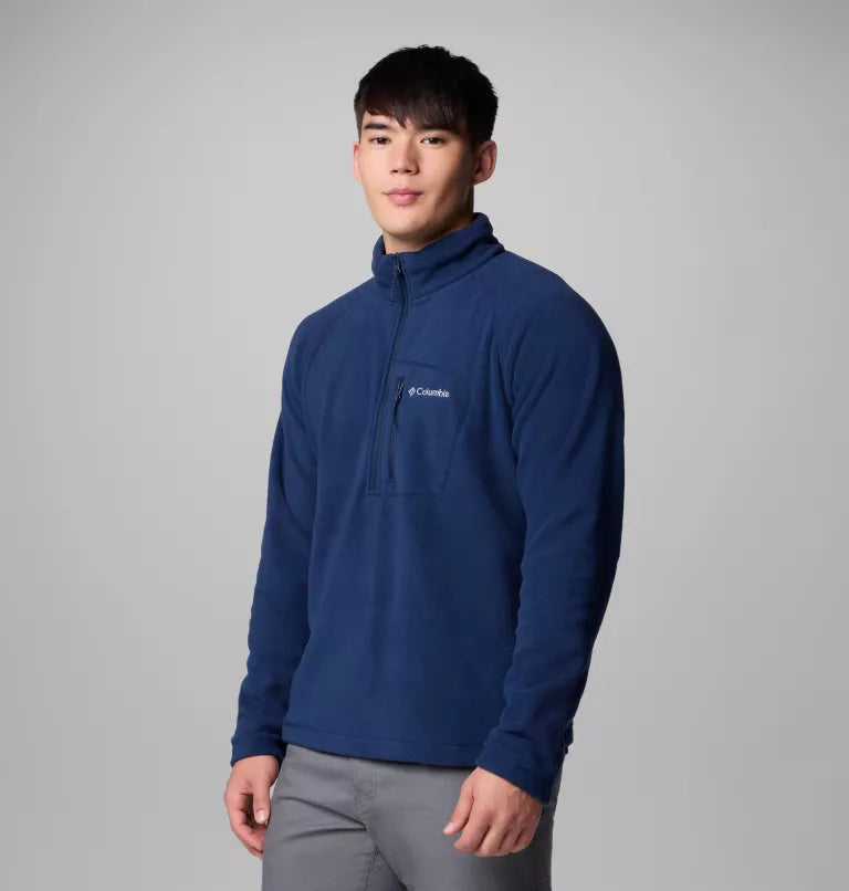 COLUMBIA Men's Fast Trek III Half Zip Fleece Top - Navy