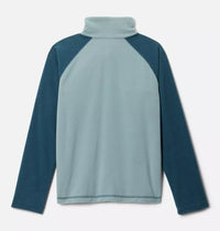 COLUMBIA Boys’ Glacial Fleece Quarter Zip Pullover - Teal