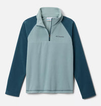 COLUMBIA Boys’ Glacial Fleece Quarter Zip Pullover - Teal