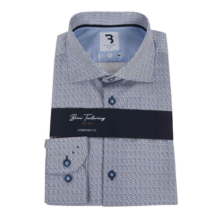 BOWE TAILORING Michelson Shirt - Navy