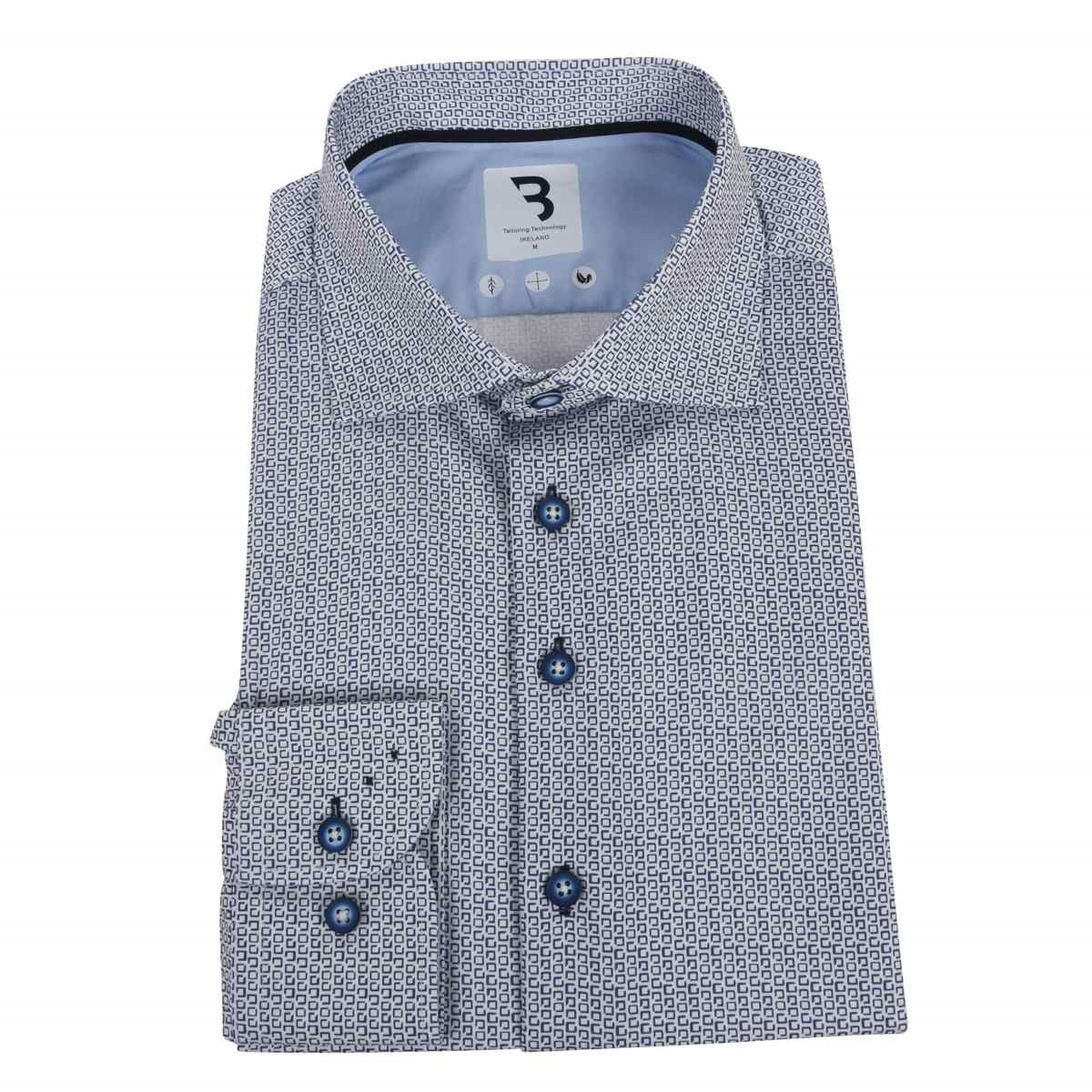 BOWE TAILORING Michelson Shirt - Navy