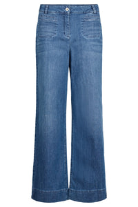 ROBELL Debby Flare Style Jean - Mid Blue