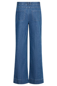 ROBELL Debby Flare Style Jean - Mid Blue