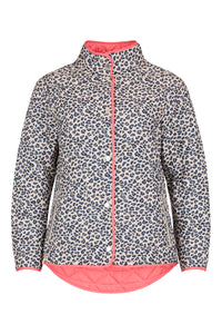 FRANDSEN Reversible Leopard Jacket - Coral