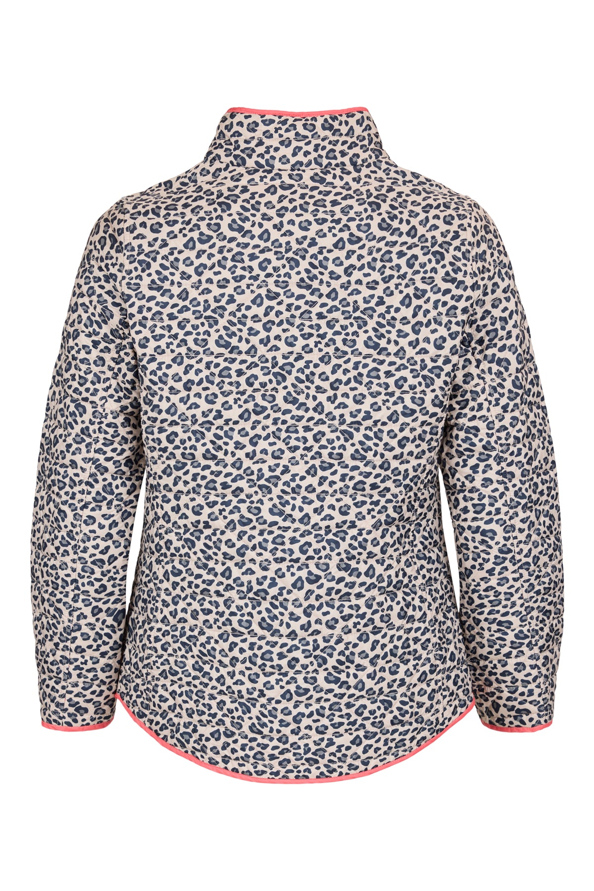 FRANDSEN Reversible Leopard Jacket - Coral
