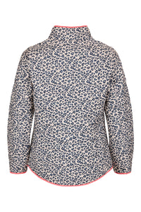 FRANDSEN Reversible Leopard Jacket - Coral
