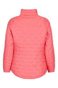 FRANDSEN Reversible Leopard Jacket - Coral