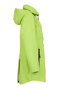 NORMANN Waterproof Hooded Raincoat - Lime