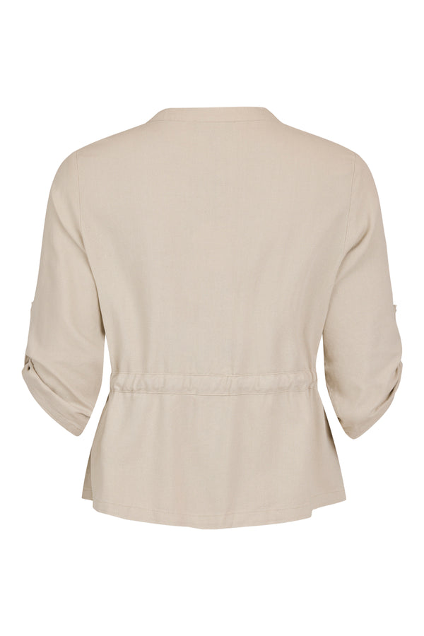 SUNDAY Short Sleeve Jacket - Stone