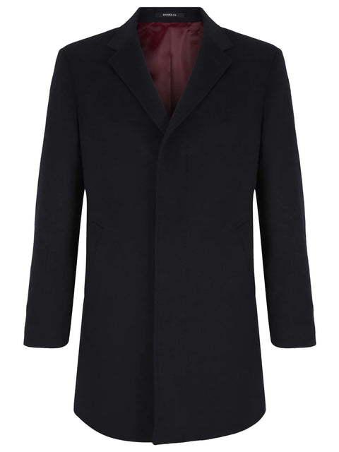 DOUGLAS & GRAHAME : Black Bremner Tailored Coat