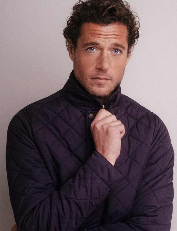 VEDONEIRE Heritage Husky Quilted Jacket - Purple