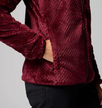 COLUMBIA Women's Fire Side II Sherpa Fleece - Wine