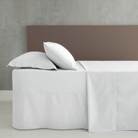 CATHERINE LANSFIELD Housewife Easy Iron Percale Standard Pillowcase Pair - White