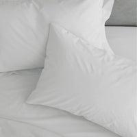 CATHERINE LANSFIELD Easy Iron Percale Combed Extra Deep Fitted Sheet - White