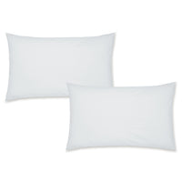 CATHERINE LANSFIELD Housewife Easy Iron Percale Standard Pillowcase Pair - White