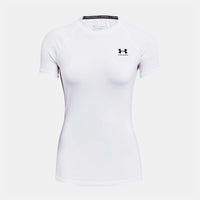 UNDER ARMOUR Women's HeatGear Compression T-Shirt - White