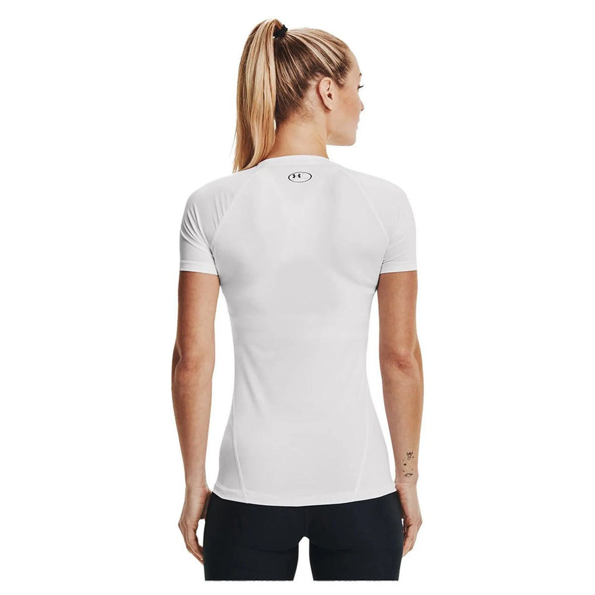 UNDER ARMOUR Women's HeatGear Compression T-Shirt - White