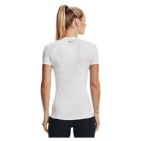 UNDER ARMOUR Women's HeatGear Compression T-Shirt - White