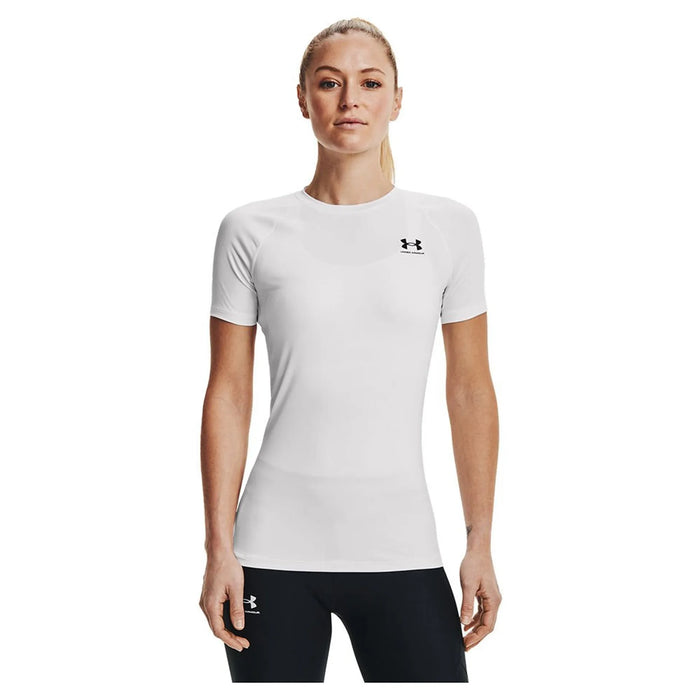 UNDER ARMOUR Women's HeatGear Compression T-Shirt - White