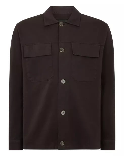 REMUS UOMO Shacket - Brown