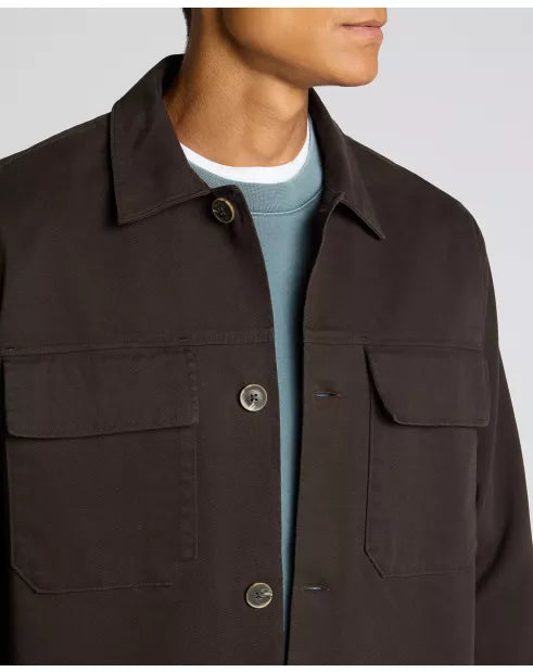 REMUS UOMO Shacket - Brown