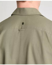 REMUS UOMO Regular Fit Cotton Shacket - Olive