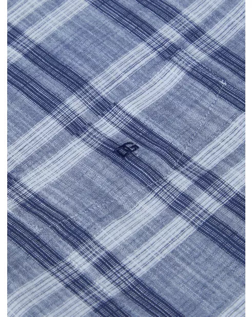 DG's Drifter SS Shirt - Navy Check