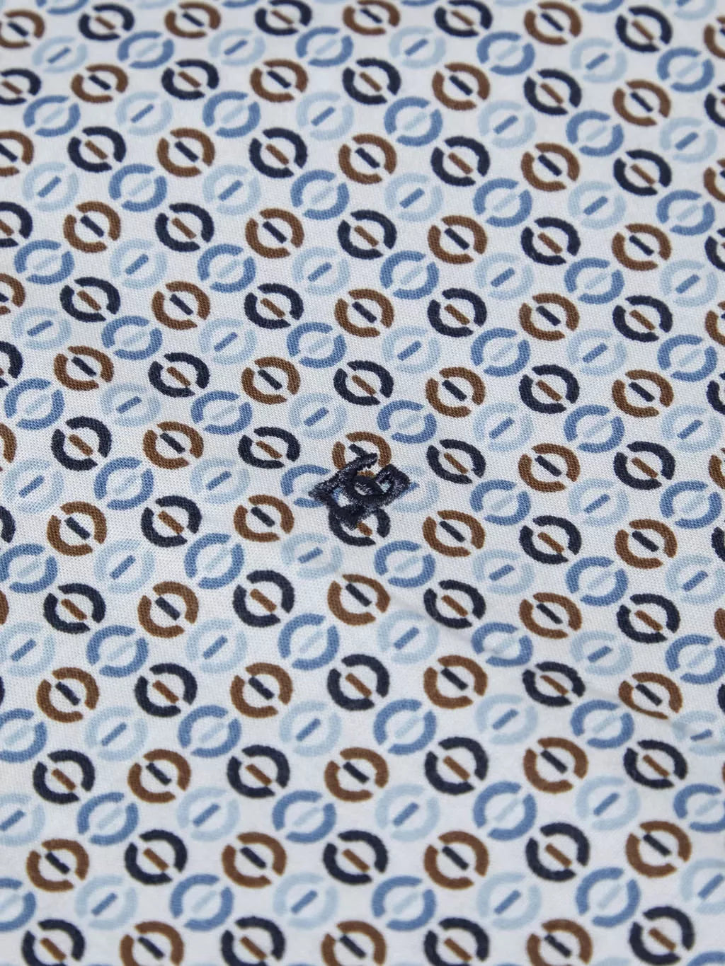 DG'S DRIFTER Casual Long Sleeve Shirt - Blue/White