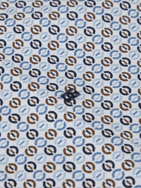 DG'S DRIFTER Casual Long Sleeve Shirt - Blue/White