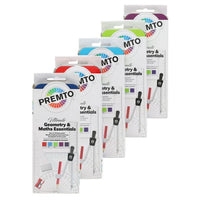 PREMIER STATIONERY Premto 9pc Geometry and Maths Set