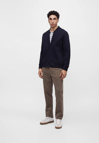 GANT Quilted Bomber Jacket - Navy