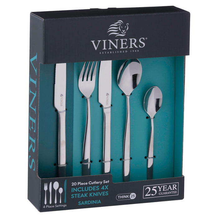 VINERS Sardinia 18/10 20 Pce Cutlery Set Giftbox