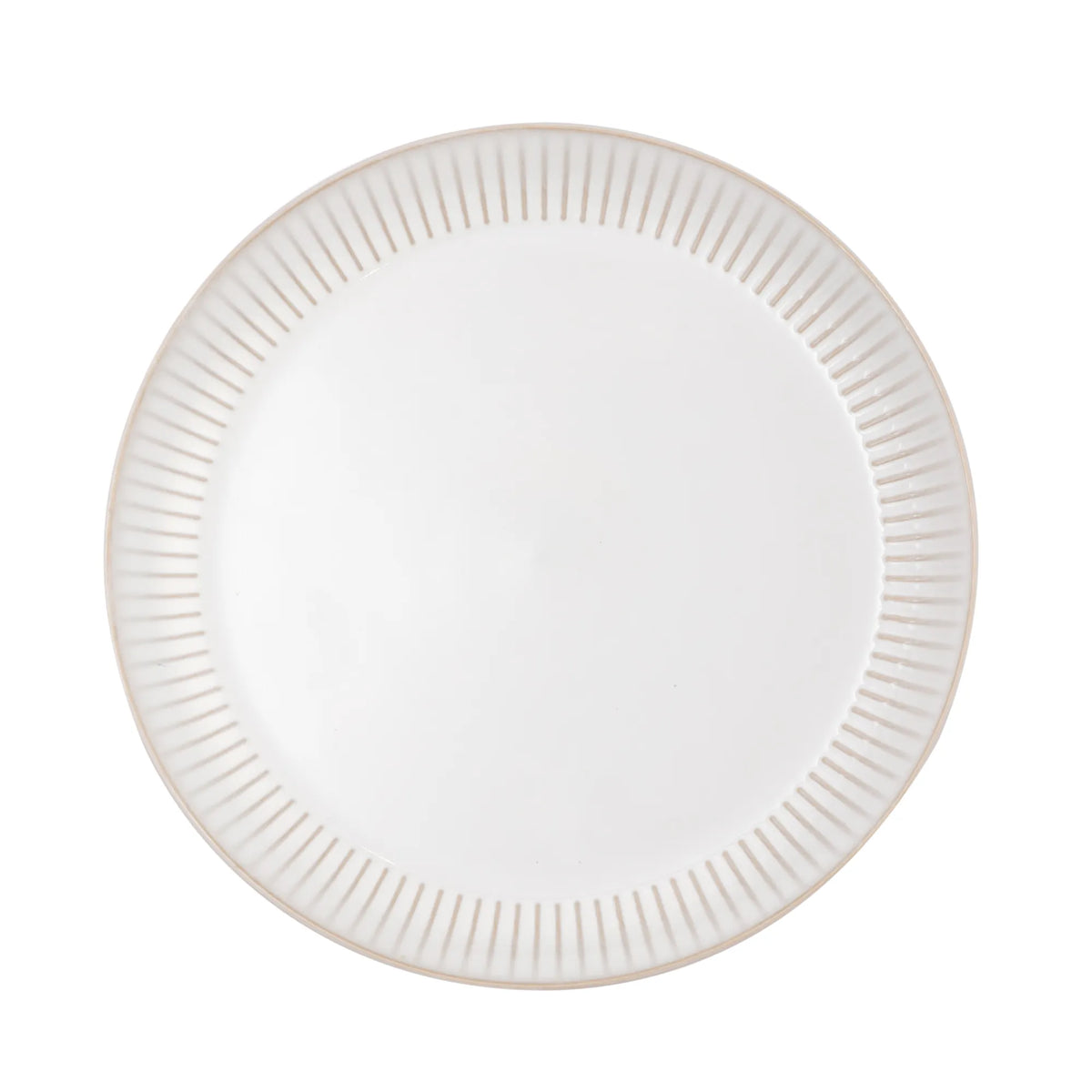 MASON CASH Reactive Ridge Dinner Plate 26.5cm -White