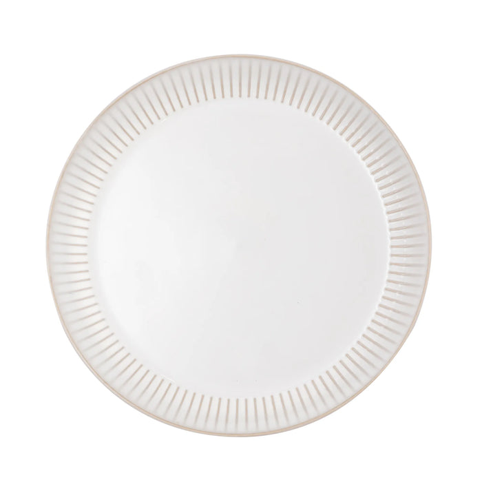 MASON CASH Reactive Ridge Dinner Plate 26.5cm -White