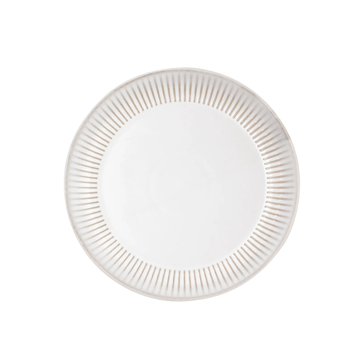 MASON CASH Reactive Ridge Side Plate 21.5cm - White