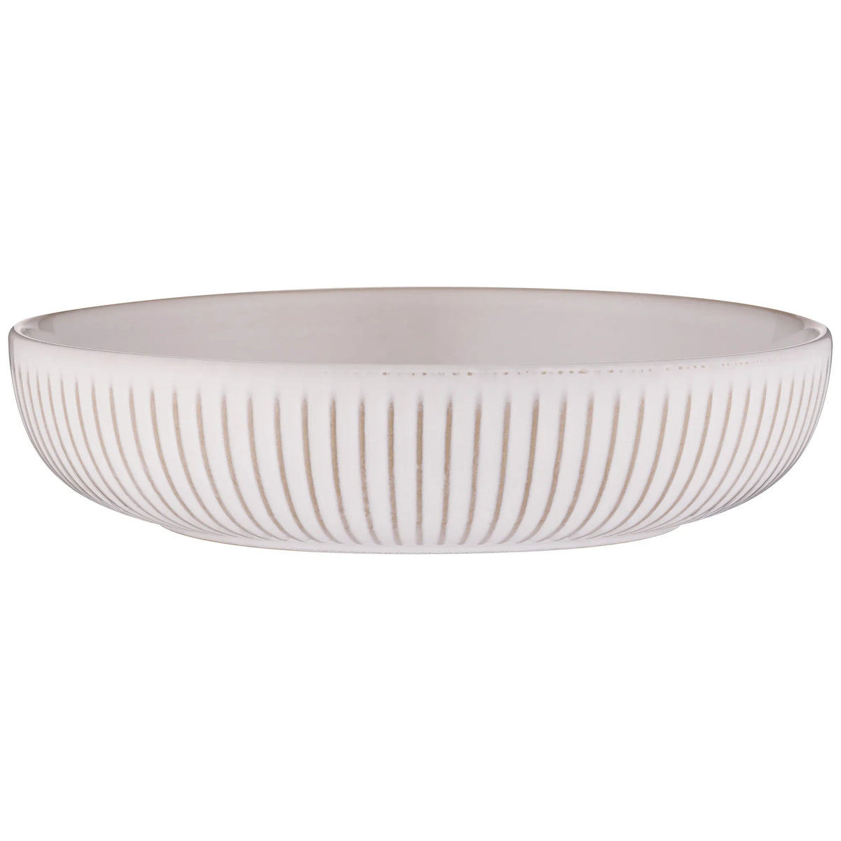 MASON CASH Reactive Ridge Pasta Bowl 22cm - White