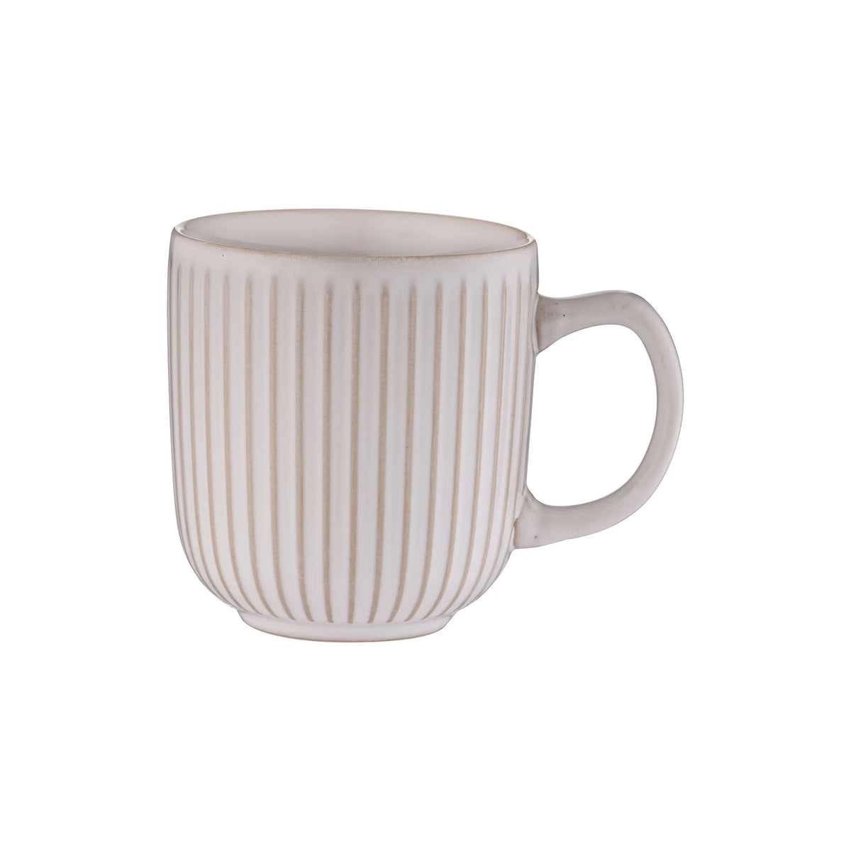 MASON CASH Reactive Ridge Mug 420ml - White