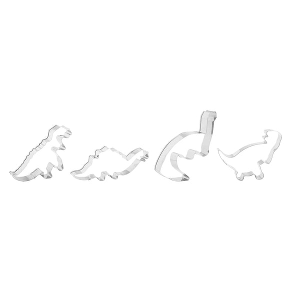 MASON CASH Set Of 4 Dinosaur Cookie Cutters