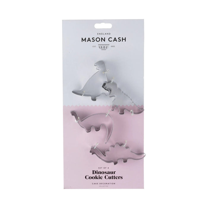 MASON CASH Set Of 4 Dinosaur Cookie Cutters