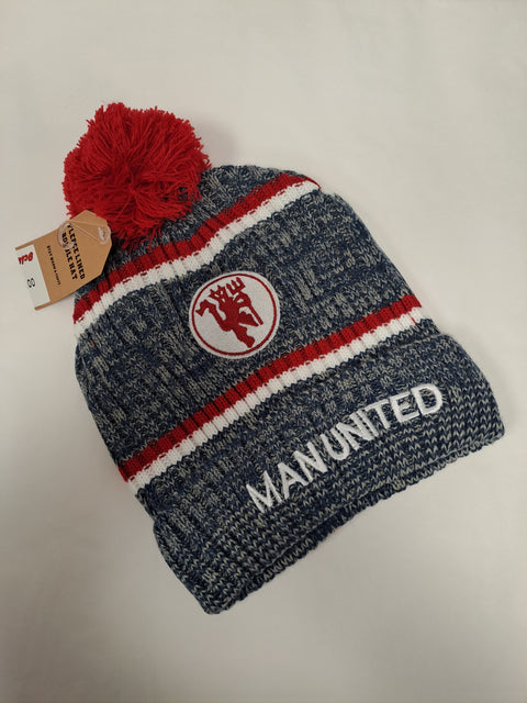 Manchester United Fleece Lined Bobble Hat
