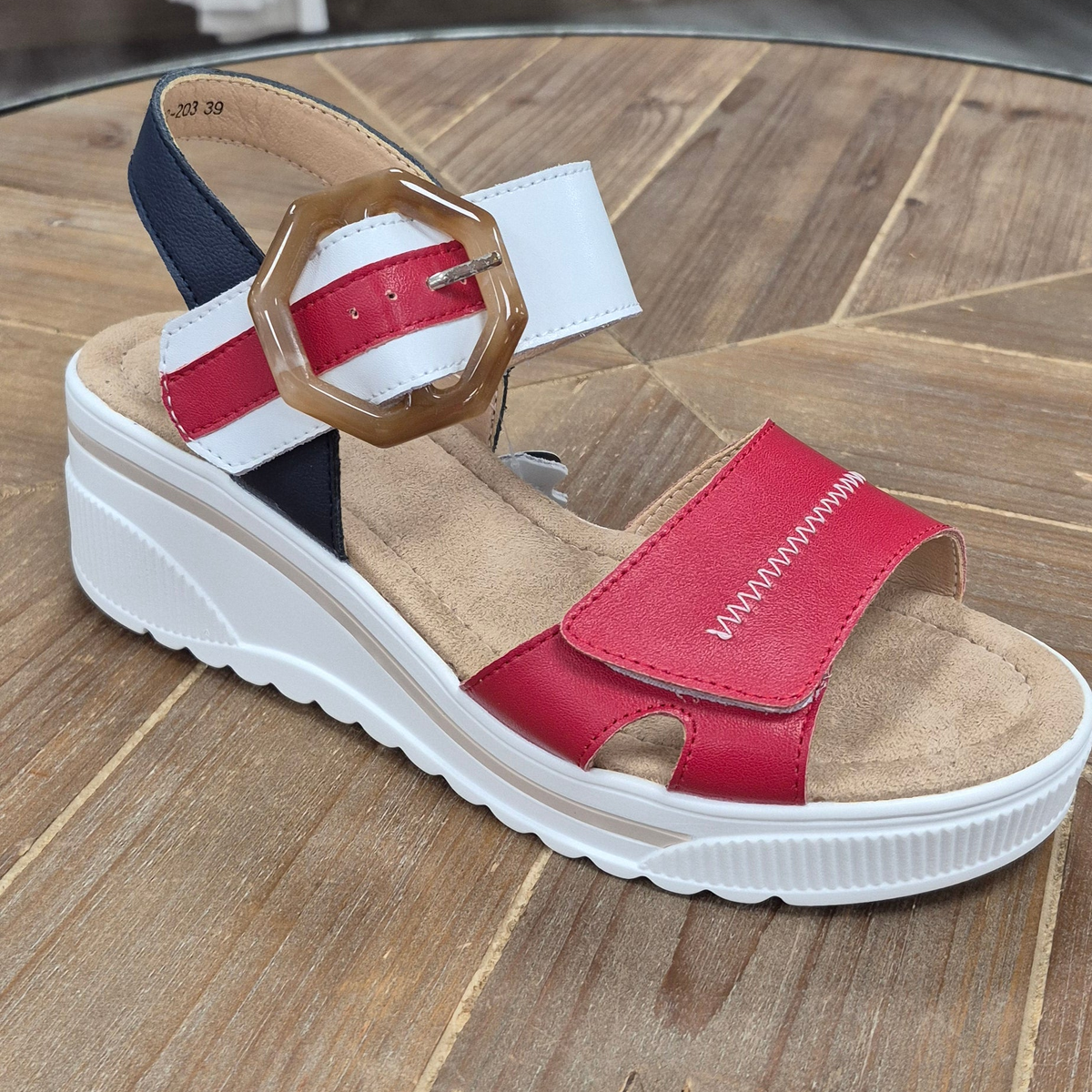 REDZ Wedge Sandal - Marine