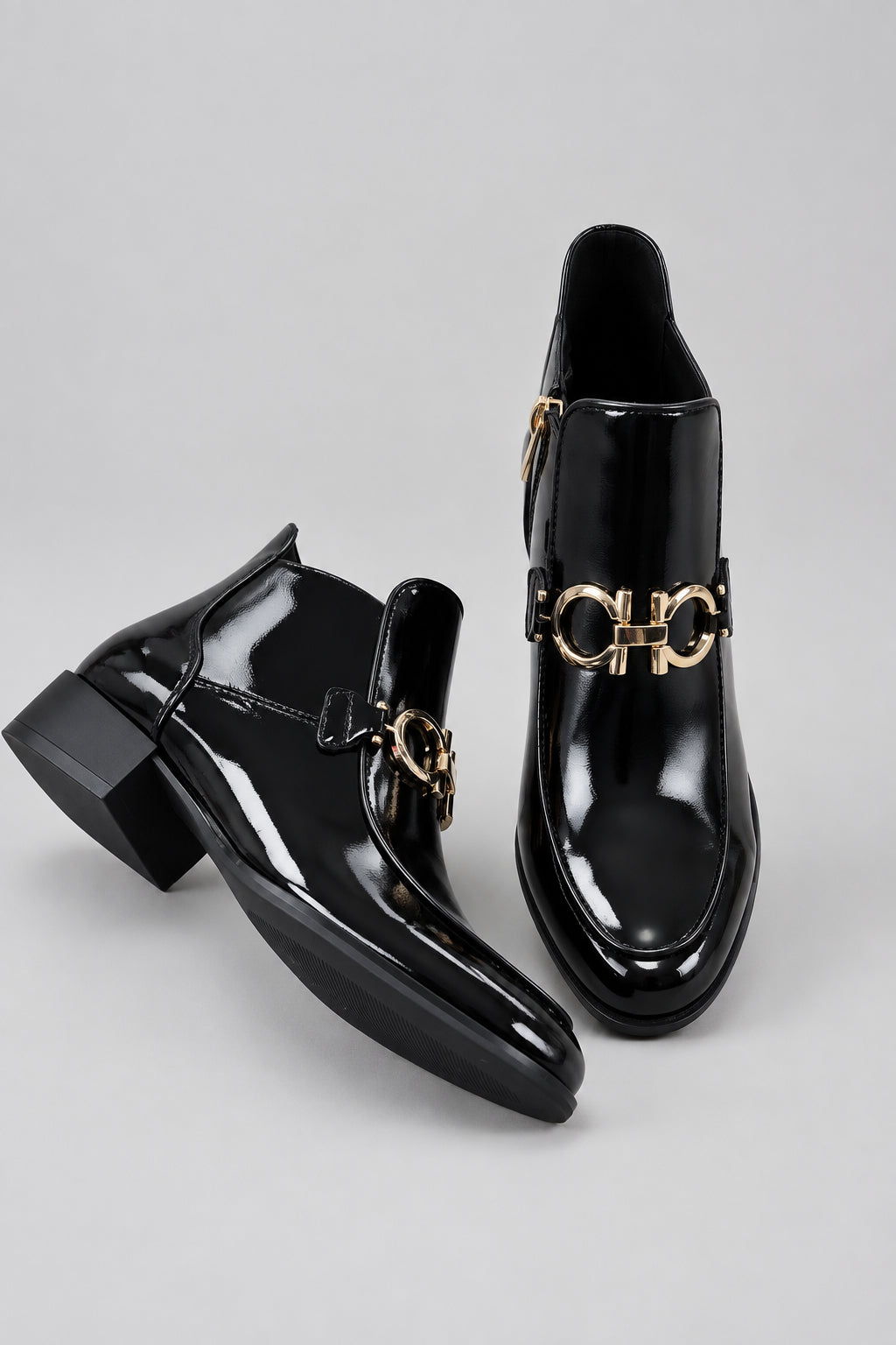 PATRIZIO COMO Heusca Ankle Boot - Black
