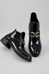 PATRIZIO COMO Heusca Ankle Boot - Black
