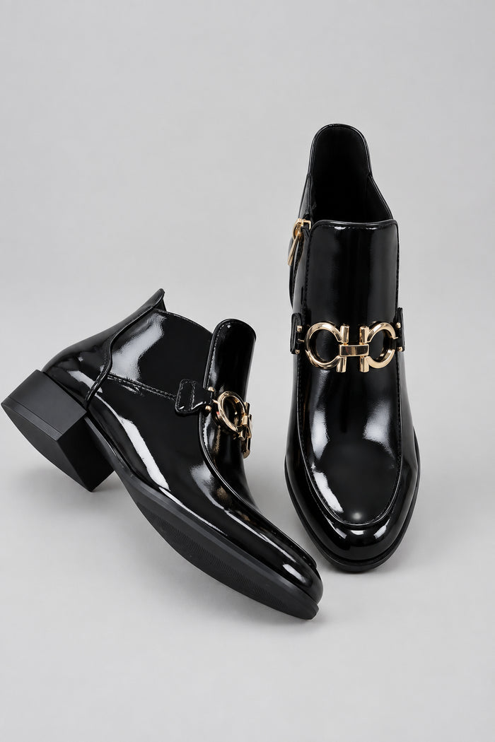 PATRIZIO COMO Heusca Ankle Boot - Black