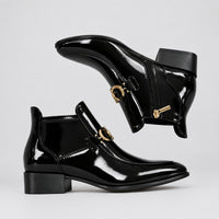 PATRIZIO COMO Heusca Ankle Boot - Black