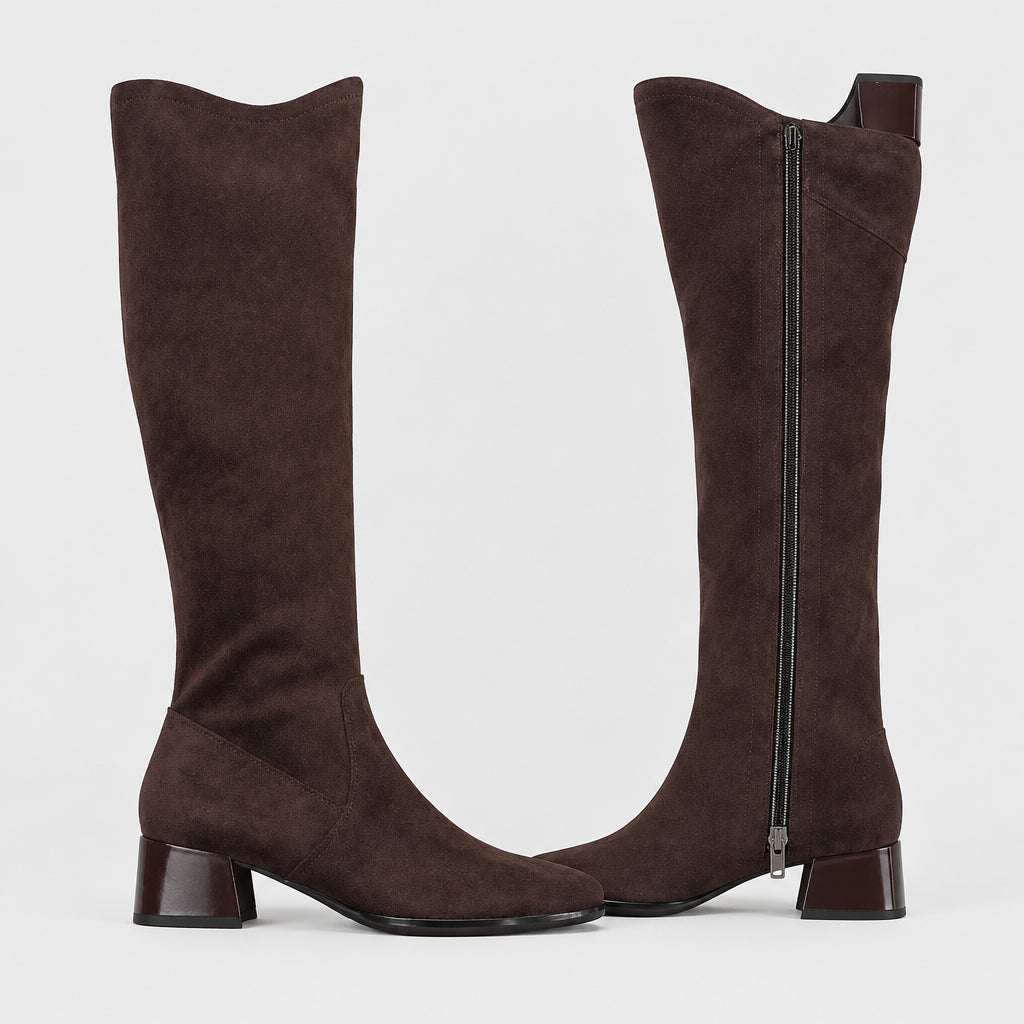 PATRIZIO COMO Emmetton Long Leg Boot - Chocolate