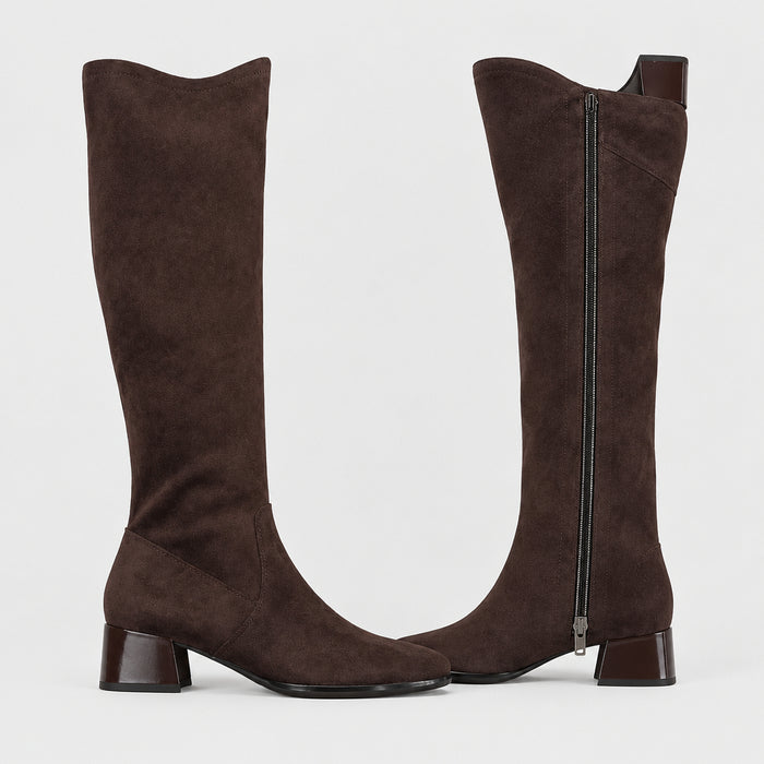 PATRIZIO COMO Emmetton Long Leg Boot - Chocolate
