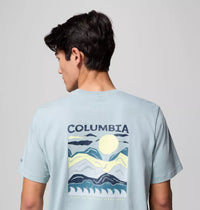 COLUMBIA Men's Explorers Canyon Back Graphic T-Shirt - Blue