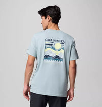 COLUMBIA Men's Explorers Canyon Back Graphic T-Shirt - Blue