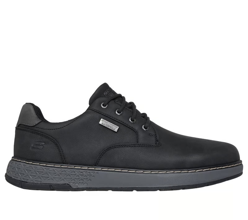 SKECHERS Waterproof Relaxed Fit Garlan - Pryor Men's Shoes - Black